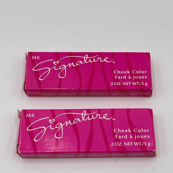 Lot of two (2) Mary Kay MK Signature Cheek Color JUST PEACHY #8874 New in Box - Picture 1 of 7